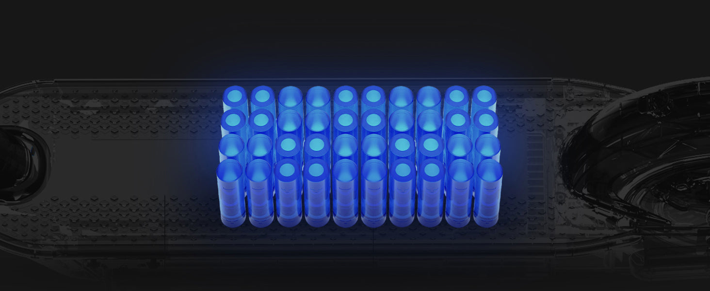 Extended Range E-Scooter for Commuters - Ninebot E2 Pro with Quick Fold, 10" Tires & Powerful Headlight