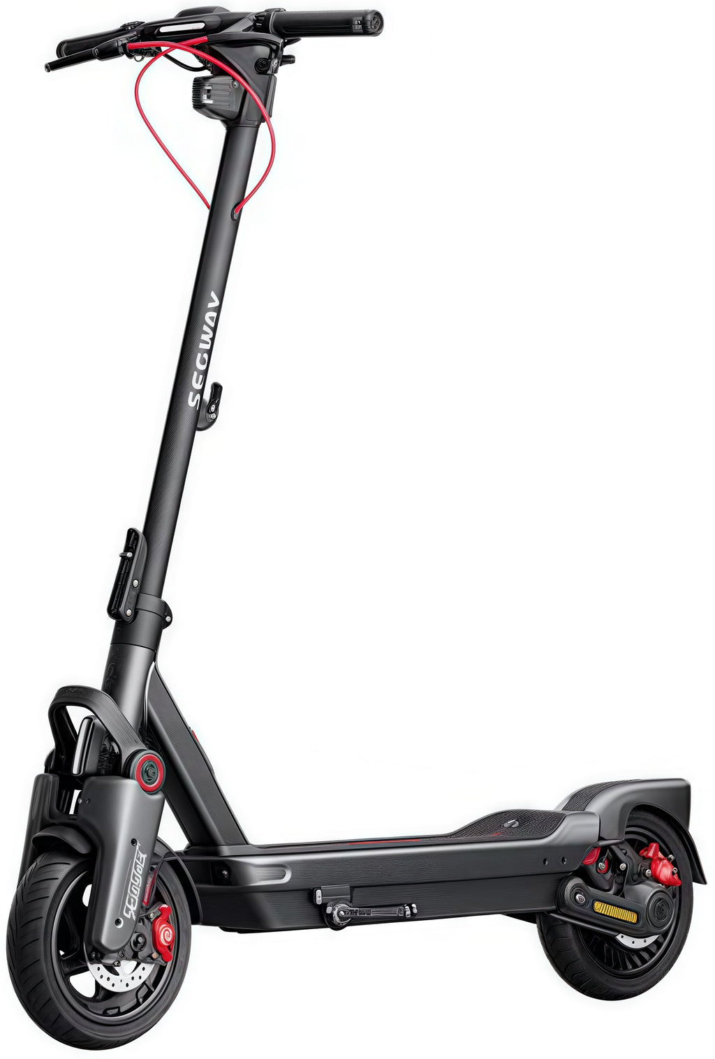 Extended Range E-Scooter for Commuters - Ninebot E2 Pro with Quick Fold, 10" Tires & Powerful Headlight
