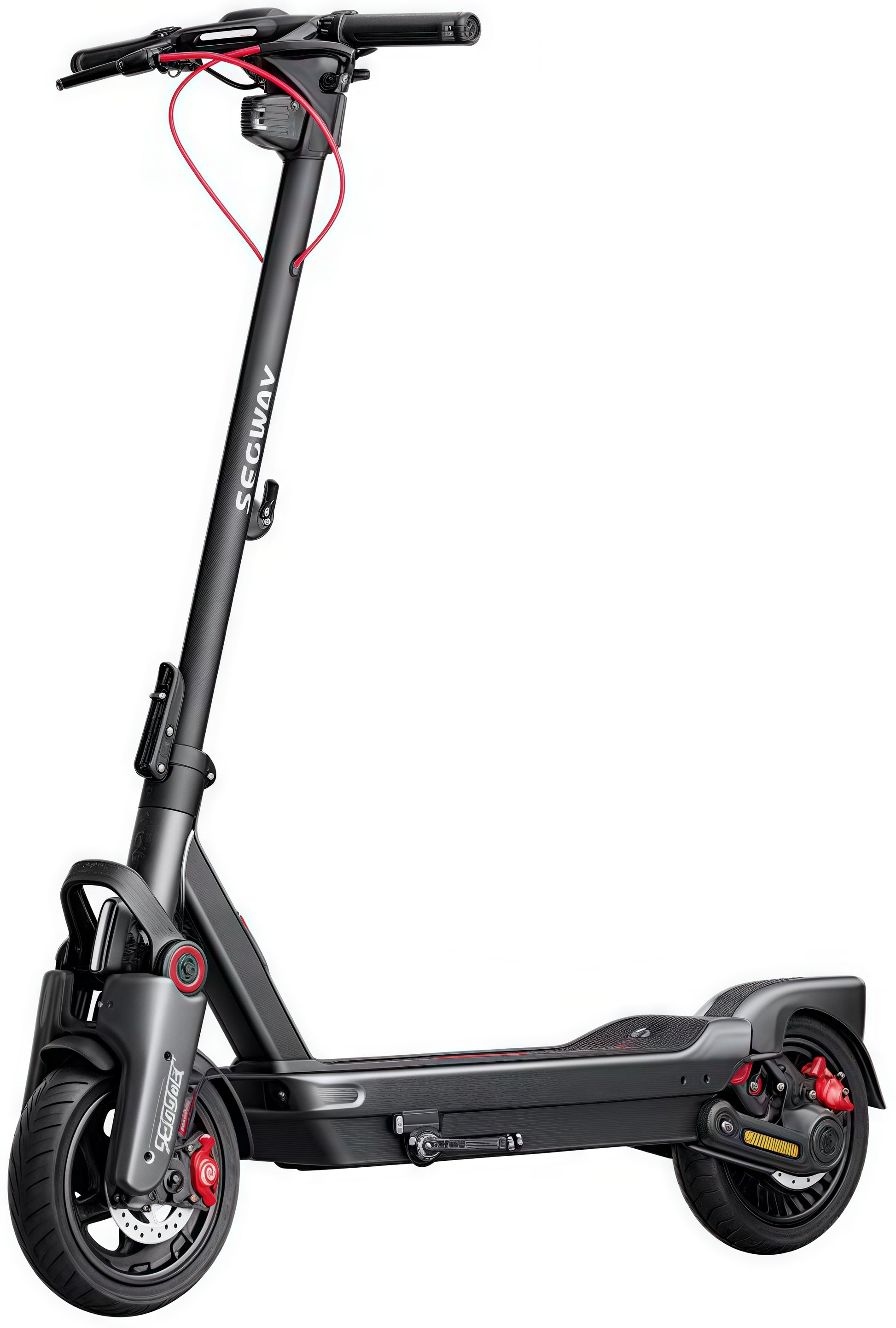 Extended Range E-Scooter for Commuters - Ninebot E2 Pro with Quick Fold, 10" Tires & Powerful Headlight