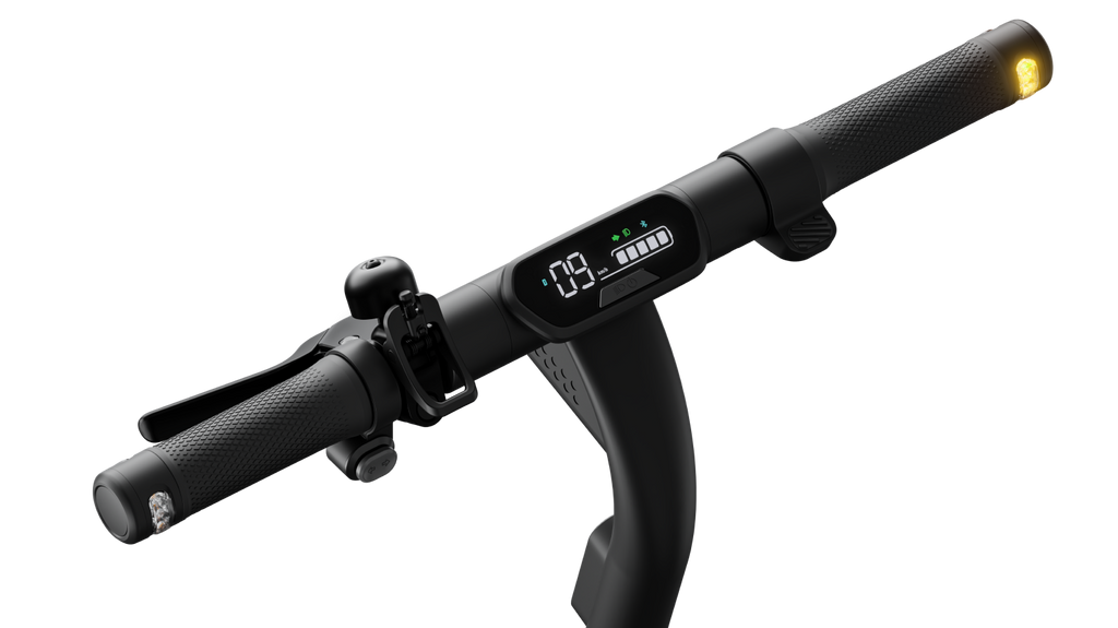 Extended Range E-Scooter for Commuters - Ninebot E2 Pro with Quick Fold, 10" Tires & Powerful Headlight