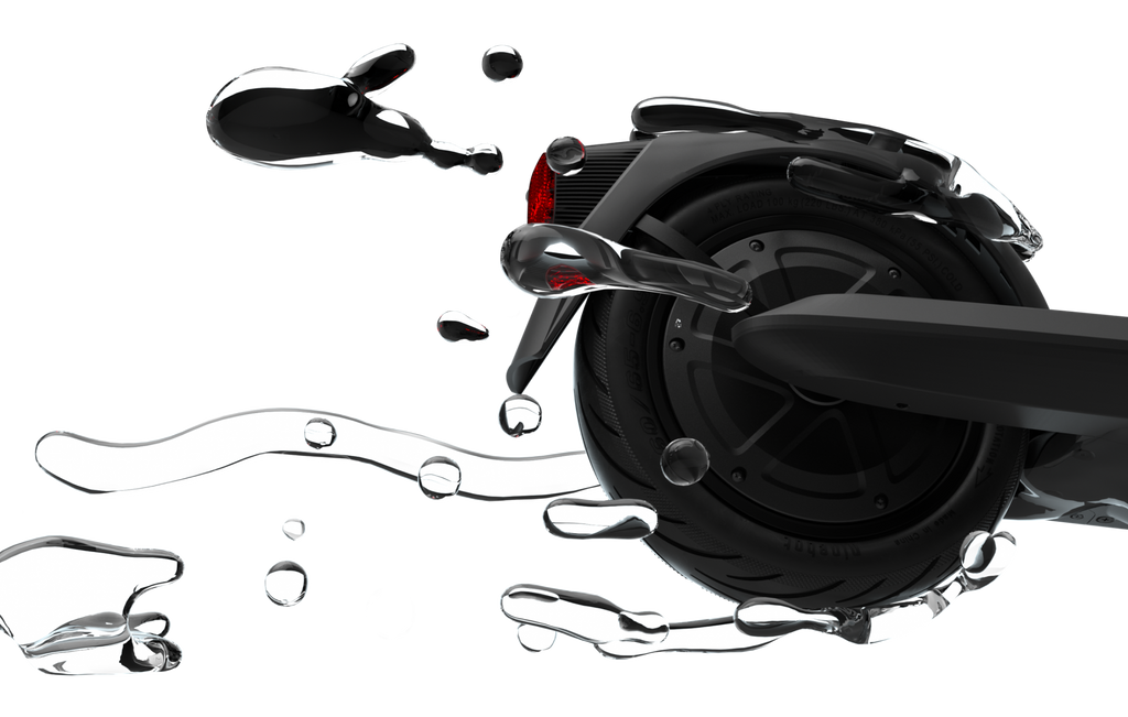 Extended Range E-Scooter for Commuters - Ninebot E2 Pro with Quick Fold, 10" Tires & Powerful Headlight