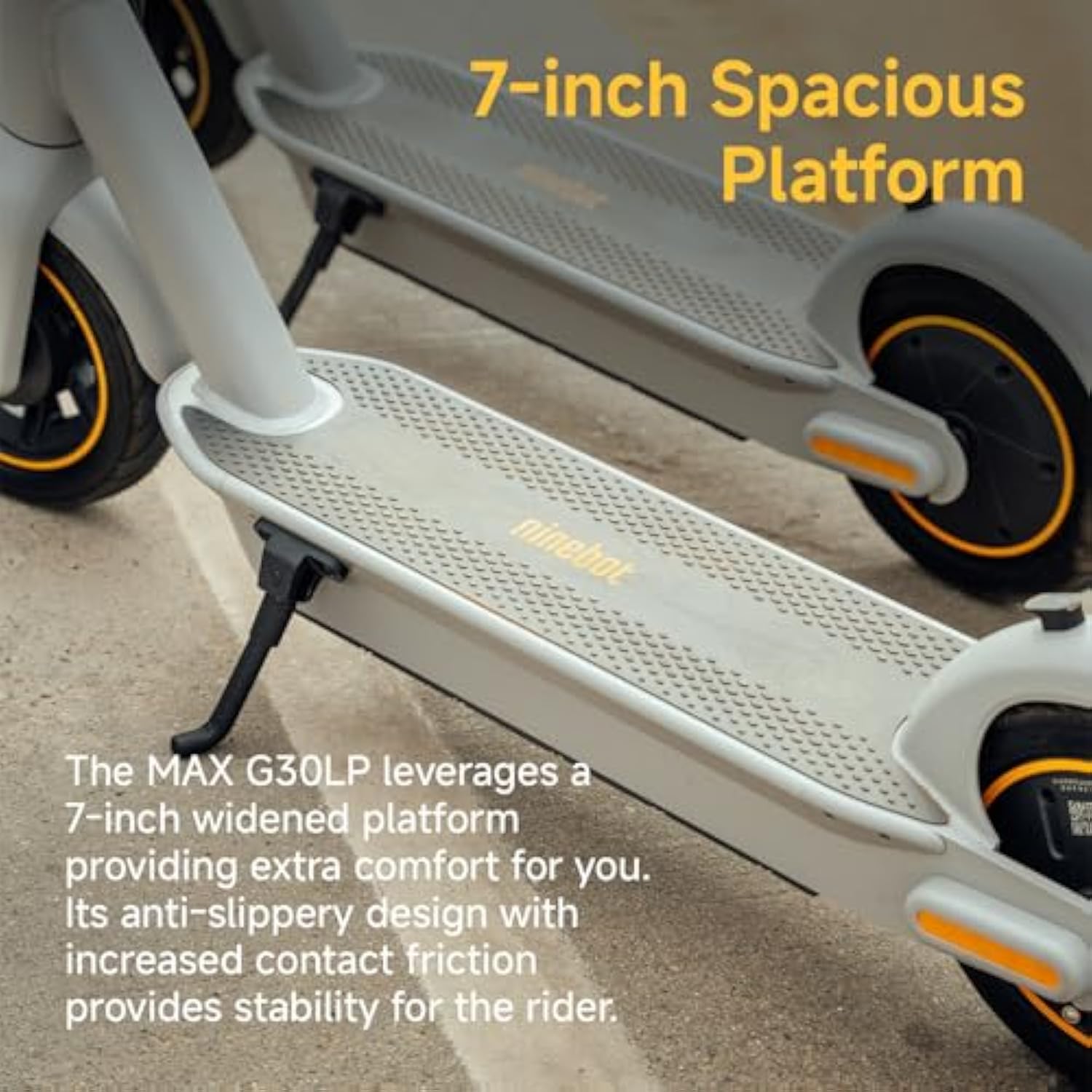 Extended Range E-Scooter for Commuters - Ninebot E2 Pro with Quick Fold, 10" Tires & Powerful Headlight
